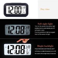 Reloj despertador digital acualizado, Pantalla LED de 4,3 pulgadas con temperatura portátil con Despertadores with Pilas junto a la cama - details 1