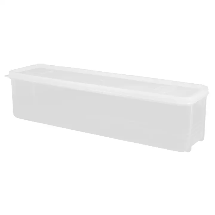 Caja de almacenamiento translúcida para fideos domésticos, caja hermética para espaguetis, contenedor de frutas y alimentos para cocina - 1