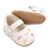 Nuevos Zapatos De Bebé Para Niñas Mary Jane Planos Con Bordado Antideslizantes De Goma Talla 0-18M Zapatos De Princesa Para Recién Nacidos - details 5