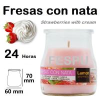 Velas aromáticas en vaso de vidrio ,perfumadas vaso yogurt 24 horas duracion, PACK 12 VELAS ,decoracion, fespu - details 6