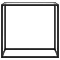 Vidaxl Mesa Consola Vidrio Templado 80x35x75 Cm Transparente - details 3