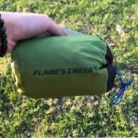 FLAME'S CREED Tarp Ultraligera MINI Para Acampar Cubierta Solar Matriz De Tenda Fiel De Nylon 15D Con Silicona - details 5