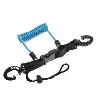 Línea De Seguridad Espiral Para Cámara Y Linterna Marea Inútil Para Natación Snorkel Surf Kayak Accesorio Deportivo Unisex - details 0