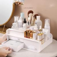 Organizador De Maquillaje Para Vestíbulo Grande Caja De Almacenamiento Para Cosméticos Con Cajones Para Mesita De Noche Baño Dormitorio - details 3