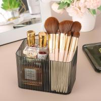 Contenedor Organizador De Baño Con 3 Secciones Para Algodones Y Tapones De Cera Transparente Almacenamiento De Cosméticos Jarra Para Algodones Y Tapones - details 13