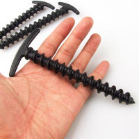 10Pcs Palos De Tenda De Plástico De Alta Resistencia 5.7 Pulgadas Gancho De Asta Para Acampar Y Exterior Tipo Espiral Palos De Sombra Para Tenda - details 15