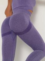 Leggings De Yoga Para Mujer Con Levantamiento De Glúteos Sin Costuras Cintura Alta Pantalones De Compresión Tallas Contorno - details 11