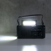 Radio De Emergencia Portátil Con Solar AM/FM Radio De Clima SOS Alarme Luz LED Impermeable Para Camping Al Aire Libre - details 7