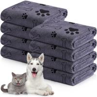 Toalla Para Perros Y Gatos De Secado Rápido Microfibra Absorbente Mediana Para Mascotas Algodón 100% Producto De Baño Para Animales - details 5