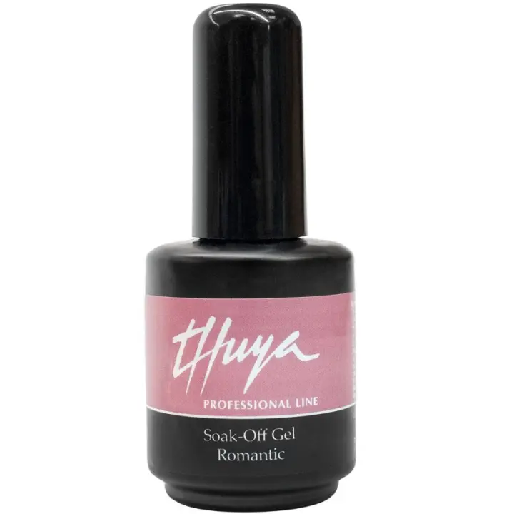 Thuya Gel Soak Off 14mL Romantic - Gel para Uñas de Larga Duración - Gel de Uñas Profesional - 1