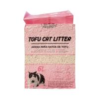 COTTECOTA-Arena para Gatos 6 L de Tofu ecológico Vegetal, Lecho natural para Gatos Libre de Polvo Arena Natural Aglomerante ,Arena para mascota vegetal absorvente , Arena de tofu para gatos antiolor y absorvente (5055) - details 0