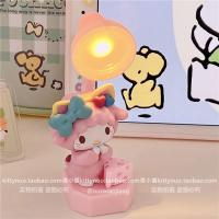 Lámpara De Escritorio Mini Cartoon Sanrio Kuromi Melody Pochacco Para Decoración De Mesa Regalo De Cumpleaños Para Niñas Luz Nocturna DIY - details 5