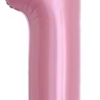 Ballon Numéro 1,Géant Anniversaire Ballon 40 Pouces Feuille Hélium Nombre Ballons Numérique avec Etoile Couronne Chiffres Ballons pour Garçons Filles Anniversaire Remise Diplômes Décor Fête Rose - 1