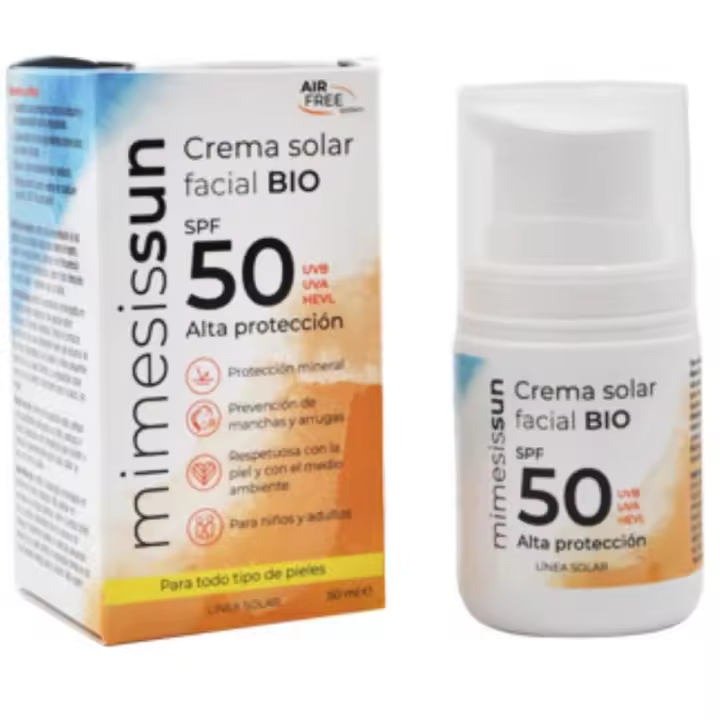 Mimesis Crema Solar Facial Spf50 Bio 50ml Herbora - 1