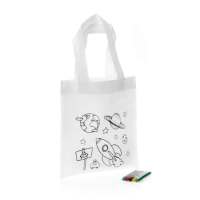 Bolsa de merienda para niños con 5 ceras de colores para colorear. Regalos infantiles para dar en fiestas de cumpleaños, colegios, guarderías, Bodas, Bautizos, Comuniones y eventos con niños.. - details 3