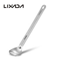 Cuchara Larga De Titanio Lixada Con Olla Pulida Para Alimentos Portátil Para Camping Picnic Y Viajes Sin Plegado Material De Aluminio - details 10
