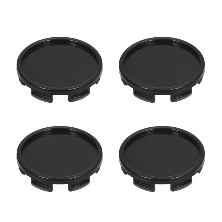 4PCS 55mm Universal Cubiertas Del Eje Para Ruedas De Coche Capa Del Eje De Tuerca De Neumático Material ABS - 1