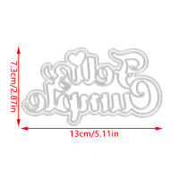 Molde De Cortado De Metal Para Navidad Combinación De Rompecabezas Pentágono Caja De Regalo Alfabeto Knivez Cartucho DIY Cortador De Tarjetas De Felicitación Artesanías - details 17