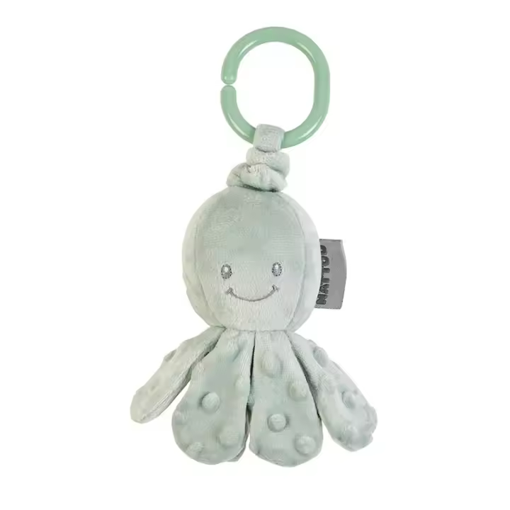 Nattou Peluche Pulpo Vibracion Para Bebe Facil de Agarrar - 1