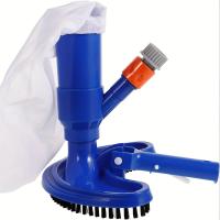 Limpieza de fondo de piscina de plástico ABS, Barredora portátil con Chorro, Colector de hoja de plástico con Conector y conector de Manguera elástico para Piscinas elevadas. - details 0