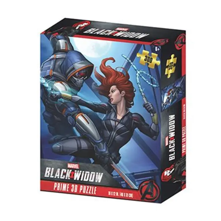 Puzzle lenticular prime 3d marvel black widow y taskmaster 200 piezas - 1