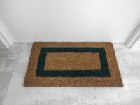 WAOW-Felpudo entrada casa 28x50cm,composición en coco, 100% natural,base de goma antideslizante,resistente,altura De 1,7cm.Decoración hogar, alfombra exterior, diseño cenefa color. - details 2