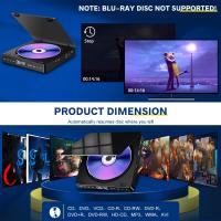 Mini Reproductor de DVD 1080P con Mando a Distancia - Alimentado por USB, Compatibilidad CD/DVD/VCD, Conexión Televisión, Ranuras USB y TF, Reproductor de TV - details 2