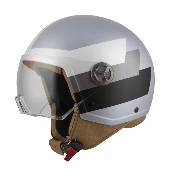 Casco de Moto Minijet Zeta 2 NZI - Clásico Moderno, Confortable, Ligero - 1