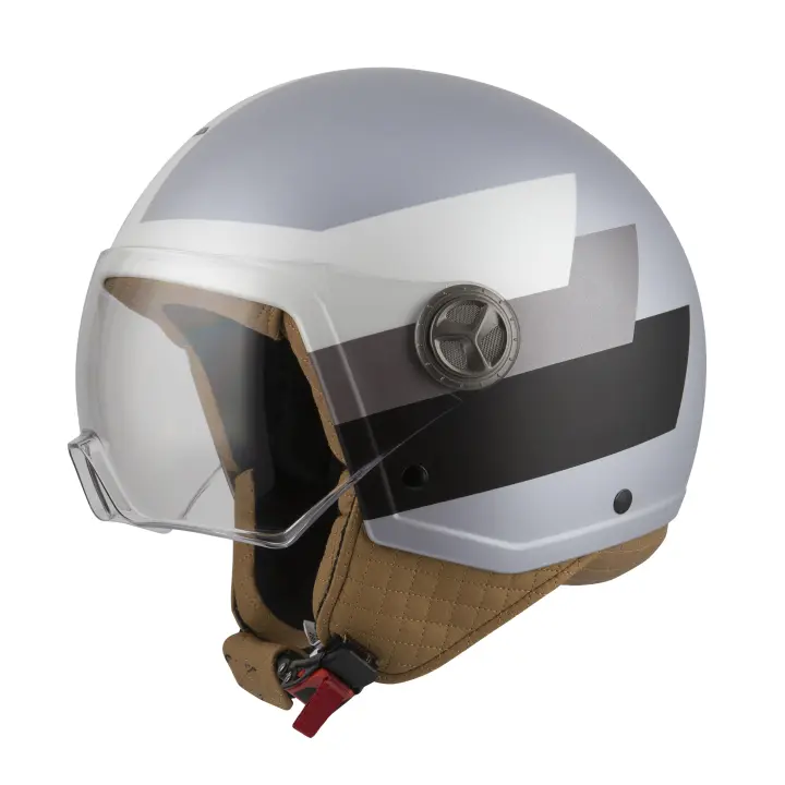 Casco de Moto Minijet Zeta 2 NZI - Clásico Moderno, Confortable, Ligero - 1