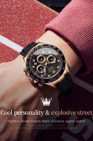 Reloj De Lujo Para Hombre OLEVS Cronógrafo Resistente Al Agua Con Manos Luminosas Reloj Deportivo De Marca Top Cuarzo Fashion Casual - details 1