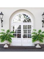 1pc Hojas De Palma Artificial 24 Hojas Hoja De Tortuga Falsa Monstera Grande Hojas De Palma Tropical Para Exterior Imitación De Hoja - details 8