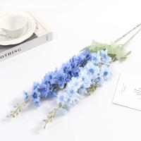 Bouquet De Flores Artificiales Azul Rosas Falsas Para Decoración Interior Hogar Jardín Bodas Fiesta Decoración Vaso Accesorios - details 13