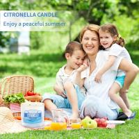210 Hours Citronella Candles Outdoor, Citronella Candle Set 6 Pack, 100% Soy Wax Candle, Citronella Candles Outdoor, Candles for Balcony, Patio, Garden, Camping, Summer Gift - details 4
