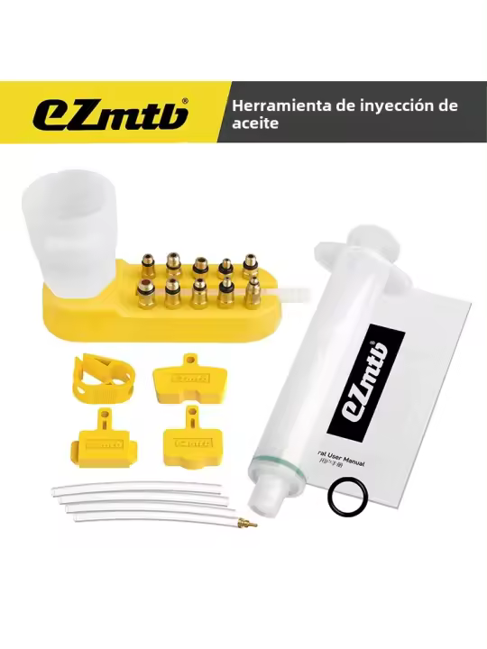 Kit De Herramientas Para Sanguinario De Frenos De Bicicleta Ezmtb 2024 Compatible Con SHIMANO SRAM Avid MAGURA Serie Herramienta De Reparación De Frenos De Disco MTB Y Carretera - 1
