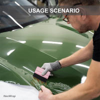 Squeegee De Vinilo Feltro Para Adhesivos De Ventanas Y Papel Tapiz Plástico Herramienta De Empaque Para Carros Tamaño 10x7.5cm - details 6