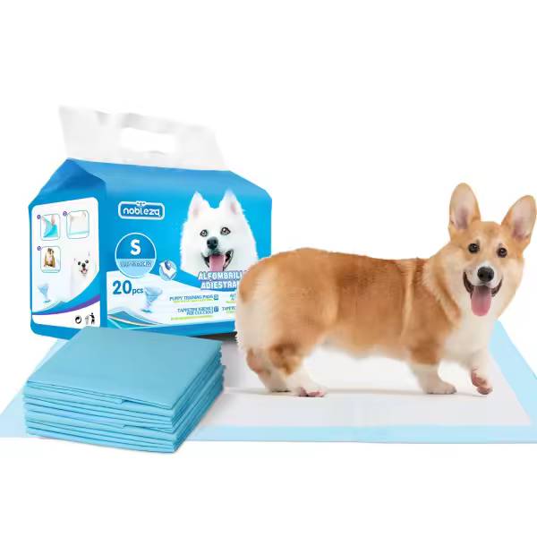 Nobleza - 40x Empapadores perros Alfombrilla higiénica de entrenamiento para perros. Ultraabsorbente 60*40cm. - 1