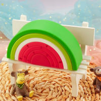 Bloques De Construcción Para Niños En Silicona BPA Libres Mordedores Para Bebés Juegos Educativos Montessori Tamaño Grande Y Pequeño - details 3