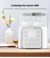 Calentador De Botella Para Bebé Multifuncional Con Control Preciso De Temperatura También Sirve Como Calentador Y Estérilizador De Alimentos Accesorios Para Lactancia - details 0
