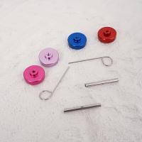 Juego De Agujas De Tejer Con Anillo Cuadrado Desmontable Alumina 9 Piezas Herramienta De Crochet Kit De Manualidades - details 3