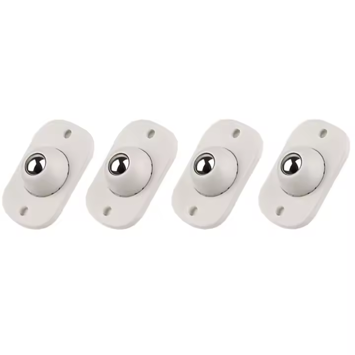 Ruedas Giratorias Universales Autoadhesivas Para Muebles Cesta De Basura Cajón De Almacenamiento Mini Rodillos Swivel - 1