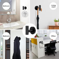 2Pcs Ganchos De Toalla Pulidos Para Baño Y Cocina Acero Inoxidable Soporte De Pared Con Tornillos Para Ropa Y Delantales Accesorios De Baño Y Cocina - details 6
