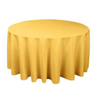Mantel Redondo De Seda Blanca Resistente Al Agua Para Boda Cubierta De Overlay Brillante Y Suave Para Banquete Decoración De Mesa - details 9