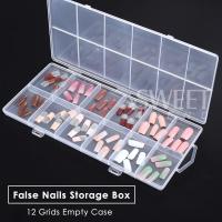 Caja De Almacenamiento Para Uñas Postizas De Acrílico Transparente Caja Vacía De Alta Calidad Organizador De Manicura Para Uñas Postizas De Presión Artificial - details 2