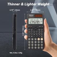 Calculadora científica de 240 Funciones, Pantalla de 2 líneas con Cubierta Deslizante para Estudiantes de Secundaria (OS 82MS 2ª edición) - details 3