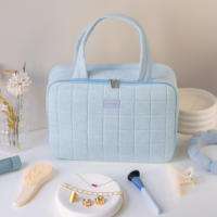 Flamingueo Neceser Colgante Neceser Mujer Terry Neceser Maquillaje Organizador Estuche Maquillaje Neceser Viaje Neceser Grande Makeup Bag - details 1