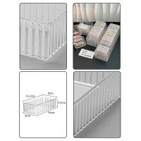 Caja De Almacenamiento Para Uñas Con Armadura Nail Art Organizador Profesional De Tiras De Uñas Caja De Exhibición Para Trabajos De Uñas - details 4