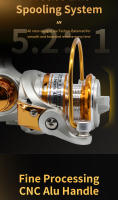 GW Carrete De Pesca De Alta Performance En Metal Con Fuerza De Frenado De 10KG Diseño Ligero Para Oceanos Rios Lagos Y Montañas - details 5