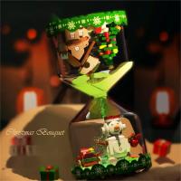 Bloques De Construcción De Navidad Con Forma De Cenicero Romántico Y Fluorescente Juguete Creativo Para Hombres Y Mujeres - details 1