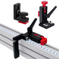Perilla De Carpintería JIGHOLE De Aluminio Para Router Con Valla Multi Rastro T Manguito De Miter Y Parabrisas De Ensamblaje De Ranura T - details 2