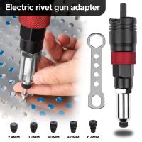 Herramienta De Clavija Eléctrica Adaptador De Inserto De Tornillo 2.4MM/3.2MM/4.0MM/4.8MM/6.4MM Para DIY En Casa Herramienta De Clavado Sin Cable - details 1